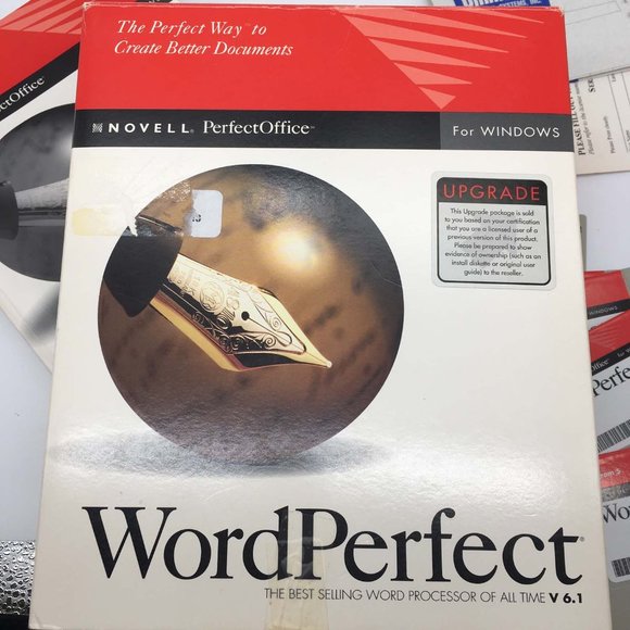 Novell Word Perfect Perfect Office Processor V‎ 6.1 For Windows 3.5 floppy disks - Picture 5 of 8